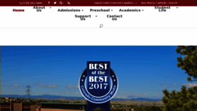 What School.avemariacatholicparish.org website looked like in 2018 (5 years ago)