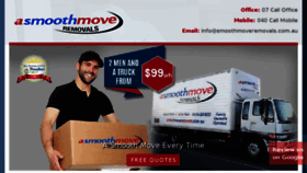 What Smoothmoveremovals.com.au website looked like in 2018 (5 years ago)