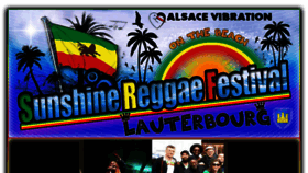 What Sunshinereggaefestival.com website looked like in 2018 (5 years ago)
