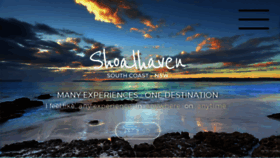 What Shoalhaven.com.au website looked like in 2018 (5 years ago)