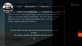 What Sandwichnh.org website looked like in 2018 (5 years ago)