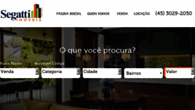 What Segattiimoveis.com.br website looked like in 2018 (5 years ago)