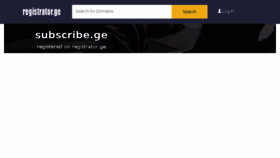 What Subscribe.ge website looked like in 2018 (5 years ago)