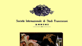 What Sisf-assisi.it website looked like in 2018 (5 years ago)