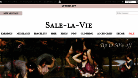 What Sale-la-vie.com website looked like in 2018 (5 years ago)