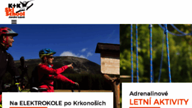 What Ski-school.cz website looked like in 2018 (5 years ago)