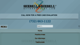 What Shebell.com website looked like in 2018 (5 years ago)