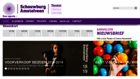 What Schouwburgamstelveen.nl website looked like in 2018 (5 years ago)