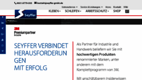 What Seyffer-gmbh.de website looked like in 2018 (5 years ago)