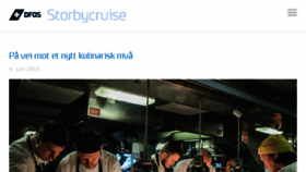 What Storbycruise.no website looked like in 2018 (5 years ago)