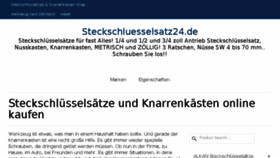 What Steckschluesselsatz24.de website looked like in 2018 (5 years ago)