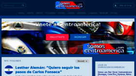 What Somoscentroamerica.com website looked like in 2018 (5 years ago)