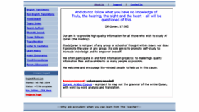 What Studyquran.co.uk website looked like in 2018 (7 years ago)