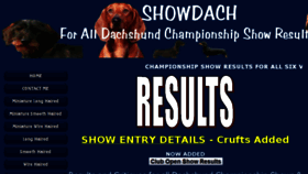What Showdach.co.uk website looked like in 2018 (5 years ago)
