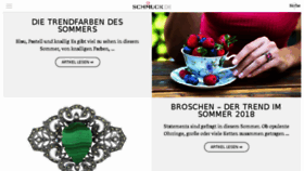 What Schmuck.de website looked like in 2018 (5 years ago)