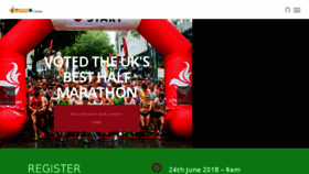 What Swanseahalfmarathon.co.uk website looked like in 2018 (5 years ago)