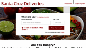 What Santacruzdeliveries.com website looked like in 2018 (5 years ago)