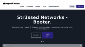 What Str3ssed.me website looked like in 2018 (5 years ago)