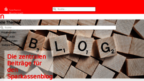 What Sparkasseblog.de website looked like in 2018 (5 years ago)