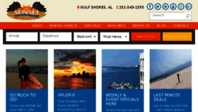 What Sunsetproperties.com website looked like in 2018 (5 years ago)