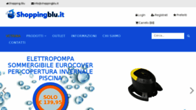 What Shoppingblu.it website looked like in 2018 (5 years ago)
