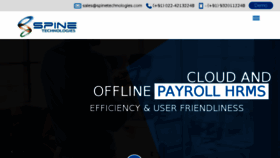 What Spinetechnologies.com website looked like in 2018 (5 years ago)
