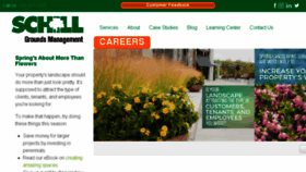 What Schilllandscaping.com website looked like in 2018 (5 years ago)