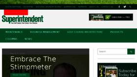 What Superintendentmagazine.com website looked like in 2018 (5 years ago)