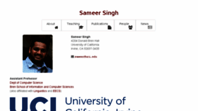 What Sameersingh.org website looked like in 2018 (5 years ago)