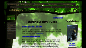 What Sustainwellbeing.net website looked like in 2018 (5 years ago)