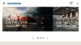 What Swissbroke.ch website looked like in 2018 (5 years ago)