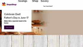 What Stopandshop.com website looked like in 2018 (5 years ago)