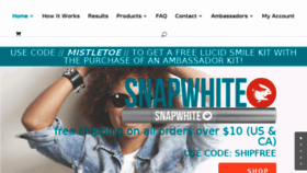What Snapwhite.com website looked like in 2018 (5 years ago)