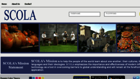 What Scola.org website looked like in 2018 (7 years ago)