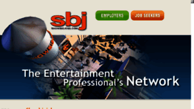 What Showbizjobs.com website looked like in 2018 (7 years ago)