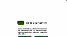 What Systembolaget.se website looked like in 2018 (5 years ago)