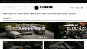 What Supremerattanfurniture.co.uk website looked like in 2018 (5 years ago)