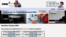 What Servicio-bru.es website looked like in 2018 (7 years ago)