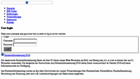 What Studieninfotag.de website looked like in 2018 (5 years ago)
