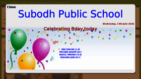 What Subodhpublicschool.com website looked like in 2018 (5 years ago)