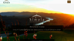 What Simola.co.za website looked like in 2018 (5 years ago)