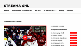 What Streama-shl-hockey.se website looked like in 2018 (5 years ago)