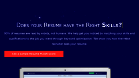 What Skillsyncer.com website looked like in 2018 (5 years ago)