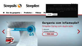 What Strepsils.pt website looked like in 2018 (5 years ago)