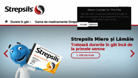 What Strepsils.ro website looked like in 2018 (5 years ago)