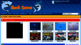 What Shark-games.net website looked like in 2018 (5 years ago)