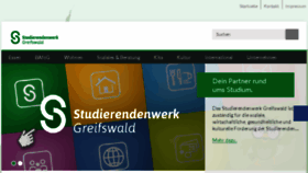 What Studentenwerk-greifswald.de website looked like in 2018 (5 years ago)