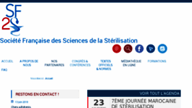 What Sf2s-sterilisation.fr website looked like in 2018 (5 years ago)