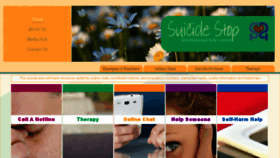 What Suicidestop.com website looked like in 2018 (5 years ago)