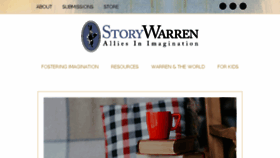 What Storywarren.com website looked like in 2018 (5 years ago)
